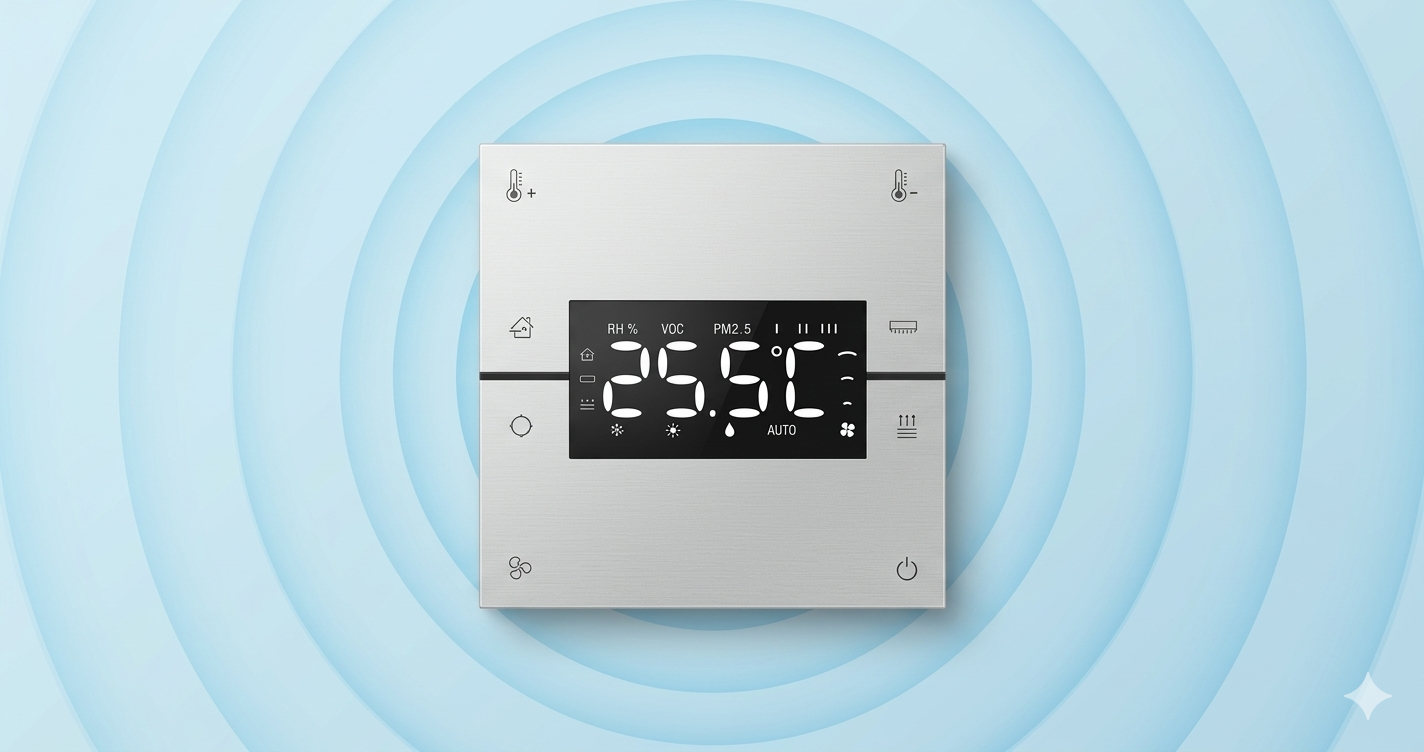 HVAC Control Panel | Wireless Interface for Intelligent HVAC Control