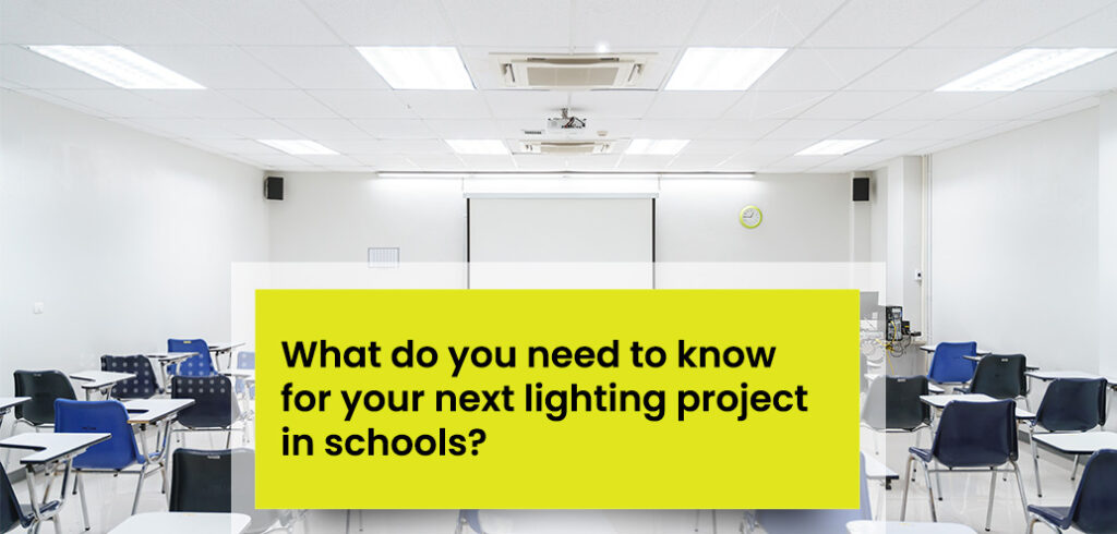 Banner image - lighting controls in schools